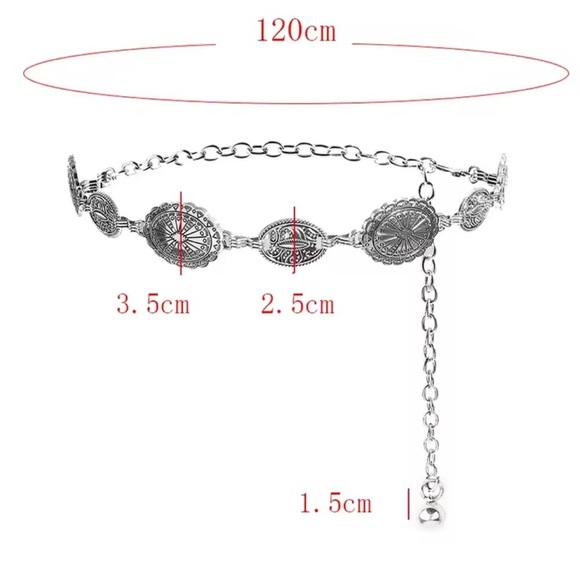 Vintage Retro Gold Chain Belt - Picture 4 of 7